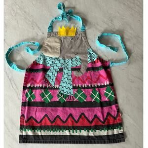 World Market kids elephant with scarf apron boy girl
